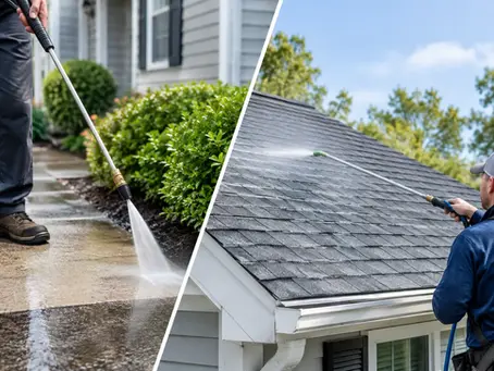 Pressure Washing Versus Surface Cleaning