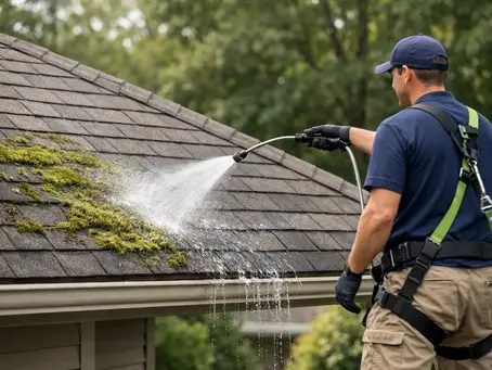 Moss Removal From Roof Without Shingle Damage