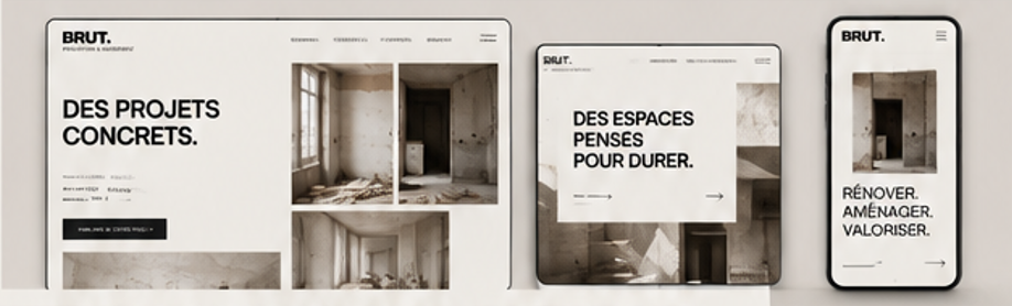 Présentation d’une réalisation de rénovation sur le site BRUT.