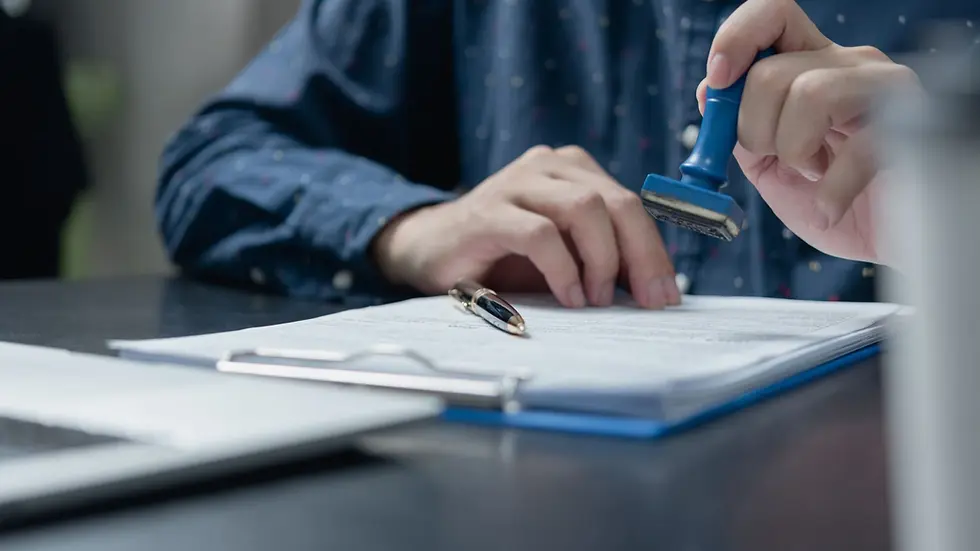 a man doing Legal Documentation and Record-Keeping