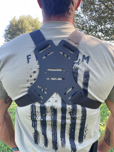 Admin Wedge Tactical Chest Rig Side Saddle Pair,Expander Wing