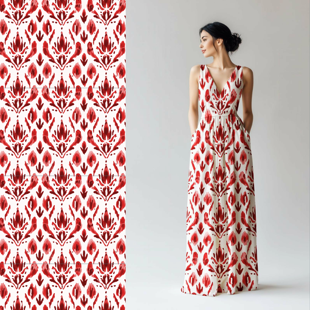 Royal Ikat "Rot"