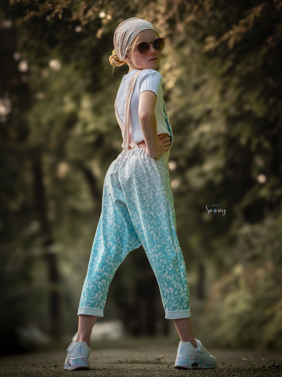 Miniaturbild: Jersey Geometric Leo Grunge Light "Limoncello"