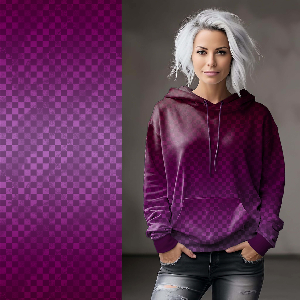 BLITZVORBESTELLUNG - French Terry Checkers "Hot Lips"