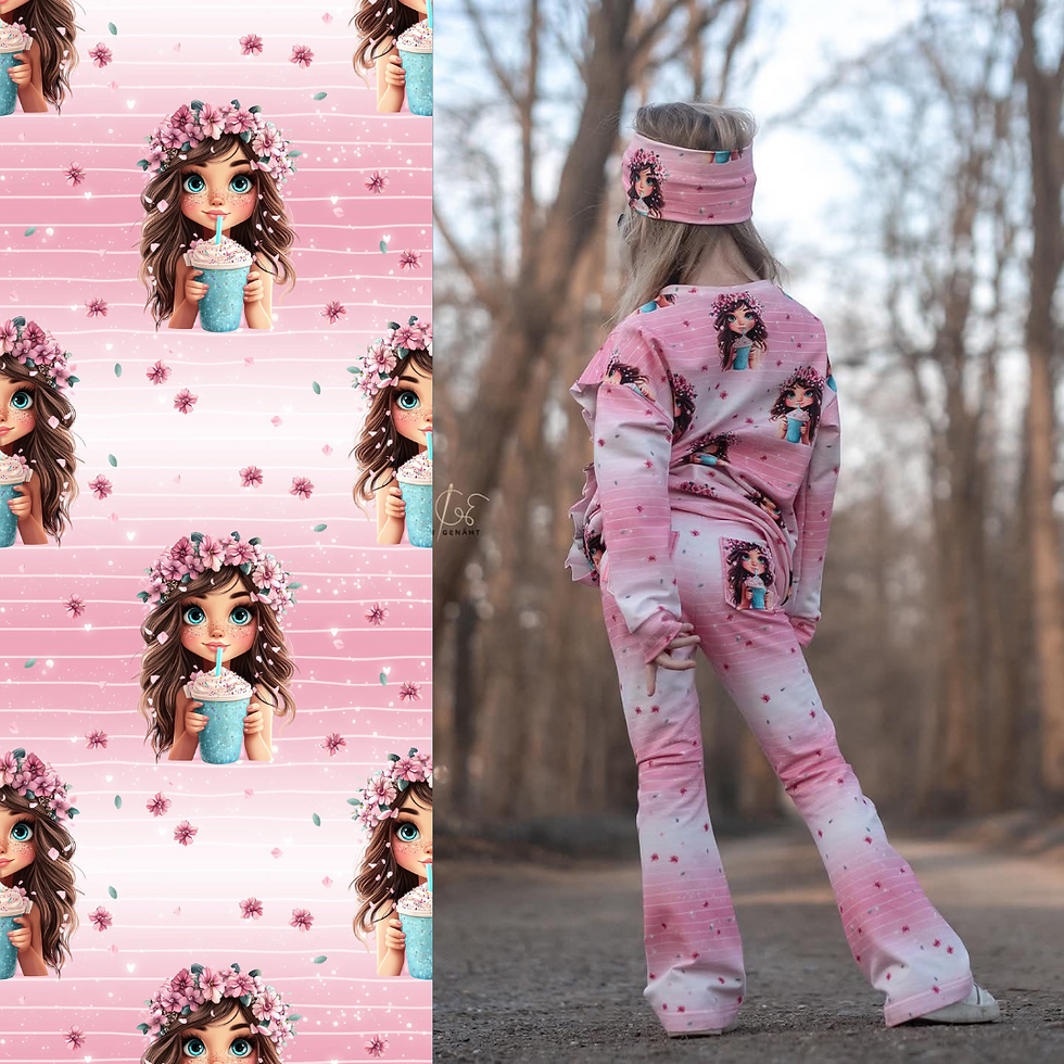 French Terry Smoothie Girls