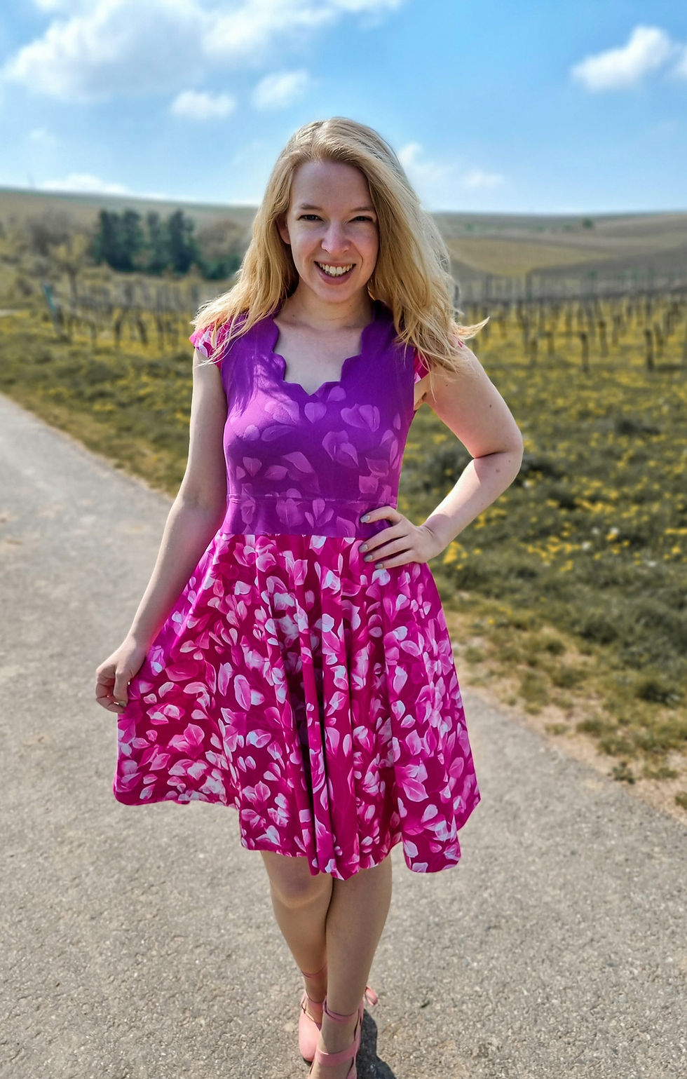Miniaturbild: Kleid "Blossom" Gr. 32-50