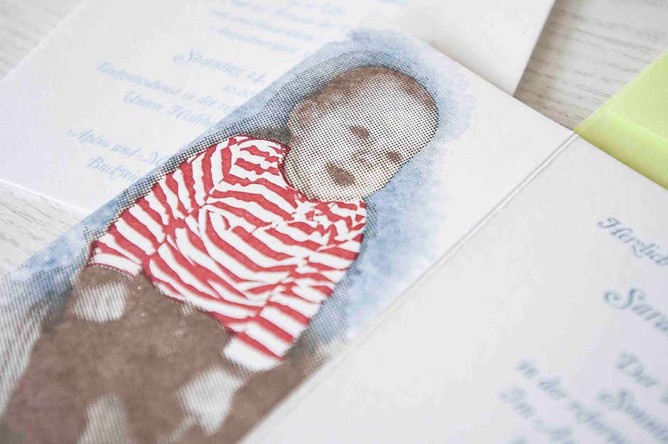 Geburtskarten in Letterpress