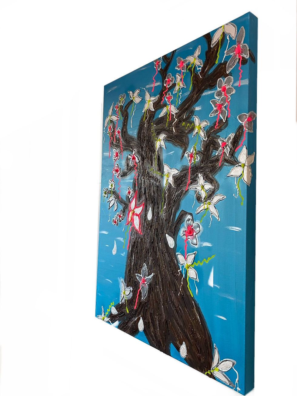 Miniaturbild: Die Blüten des kahlen Baumes  -  2020  - 70x100cm