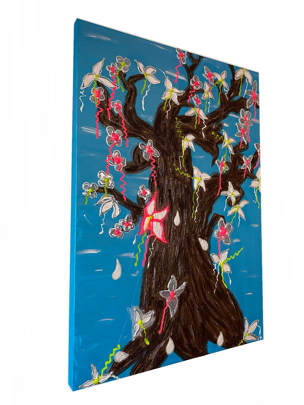 Miniaturbild: Die Blüten des kahlen Baumes  -  2020  - 70x100cm