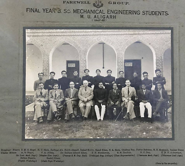 AIR COMMODORE SYED ABID RAZA (1927-2000) ALIGARH MUSLIM UNIVERISTY