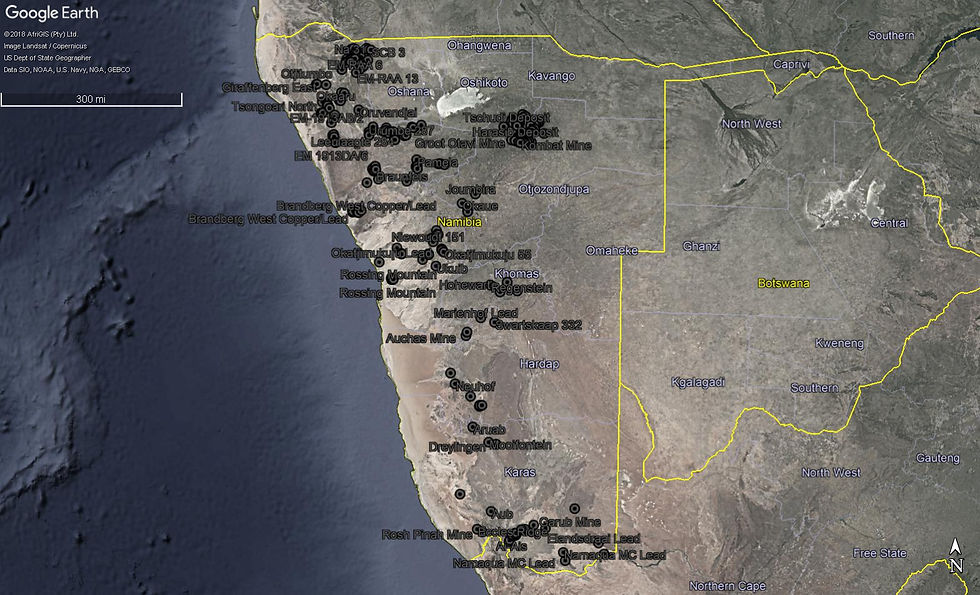 Namibia - Mines (Lead)