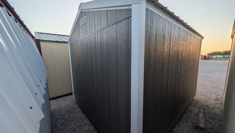 10x12 Garden Shed Exterior Back