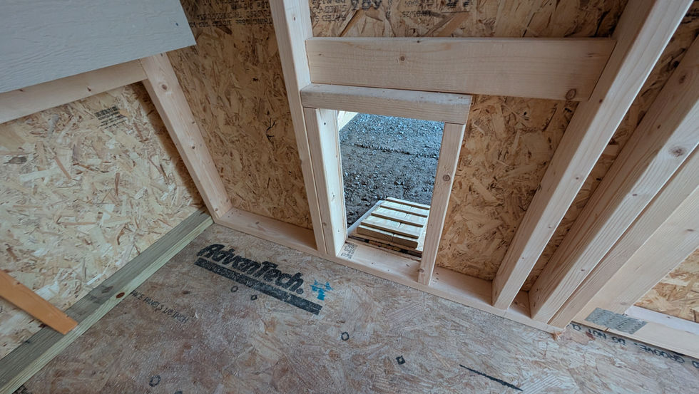 8x16 Red Chicken Coop w/ Run Chicken Door