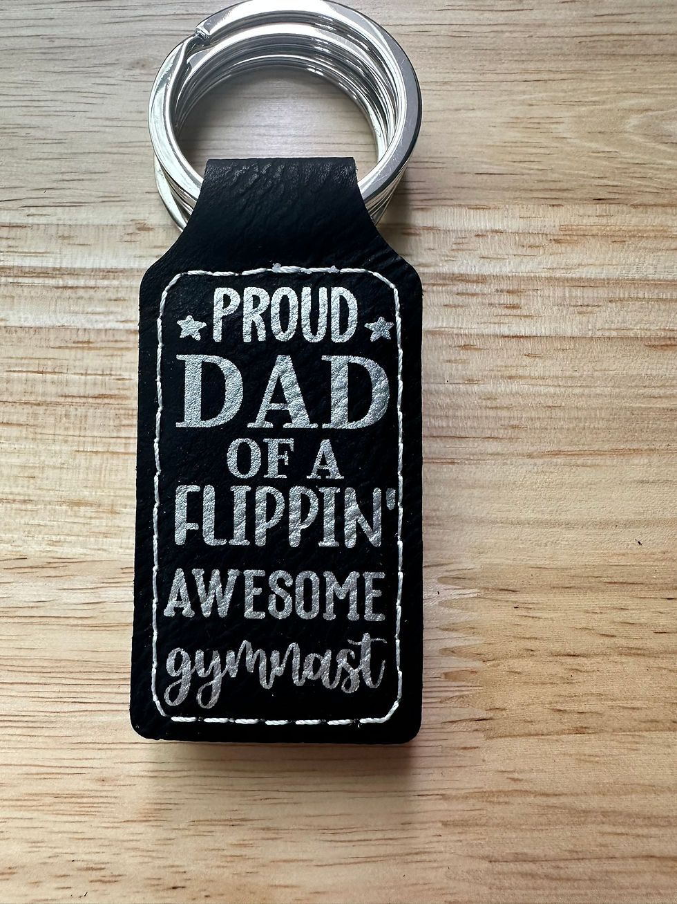 Thumbnail: Leather Keychains-Black