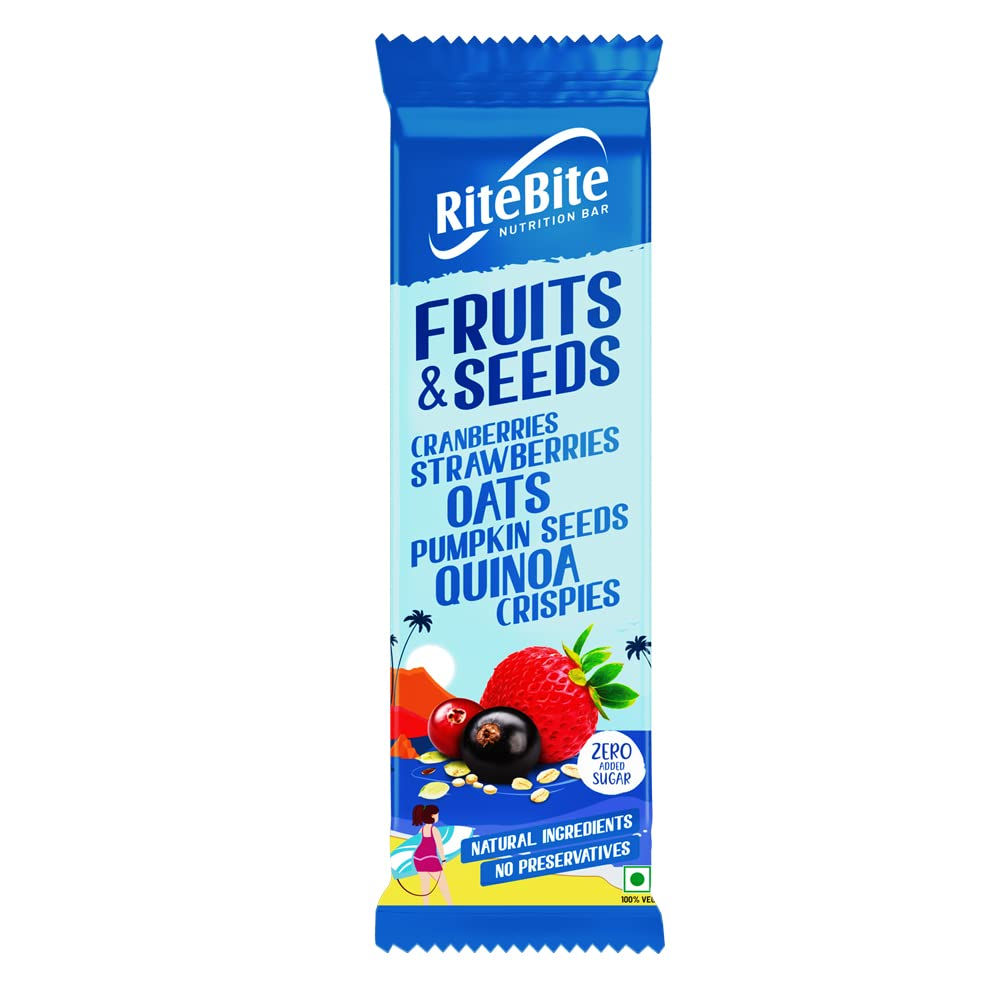 RITEBITE NUTRITION BAR FRUITS & SEEDS