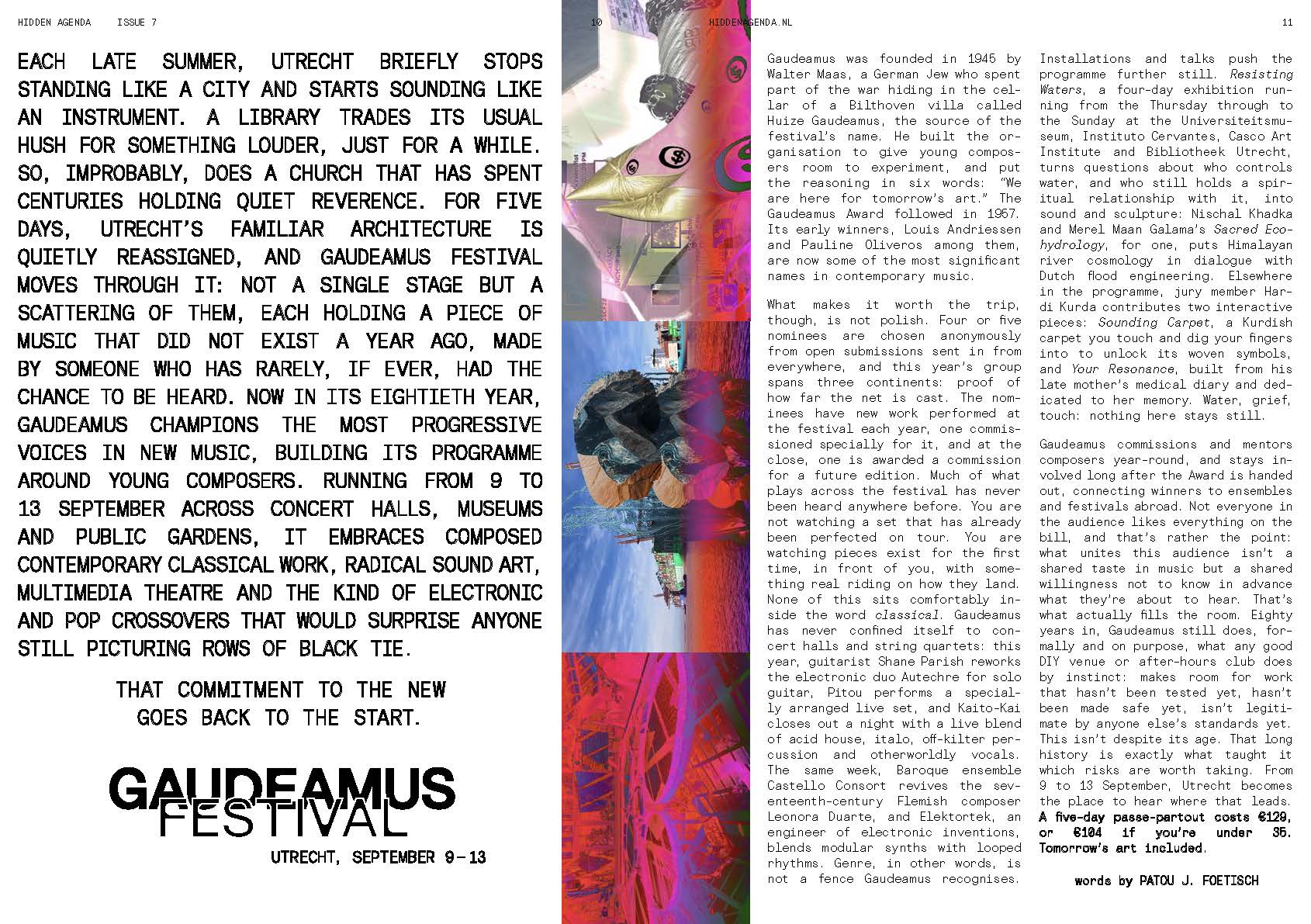 Gaudeamus Festival 2026