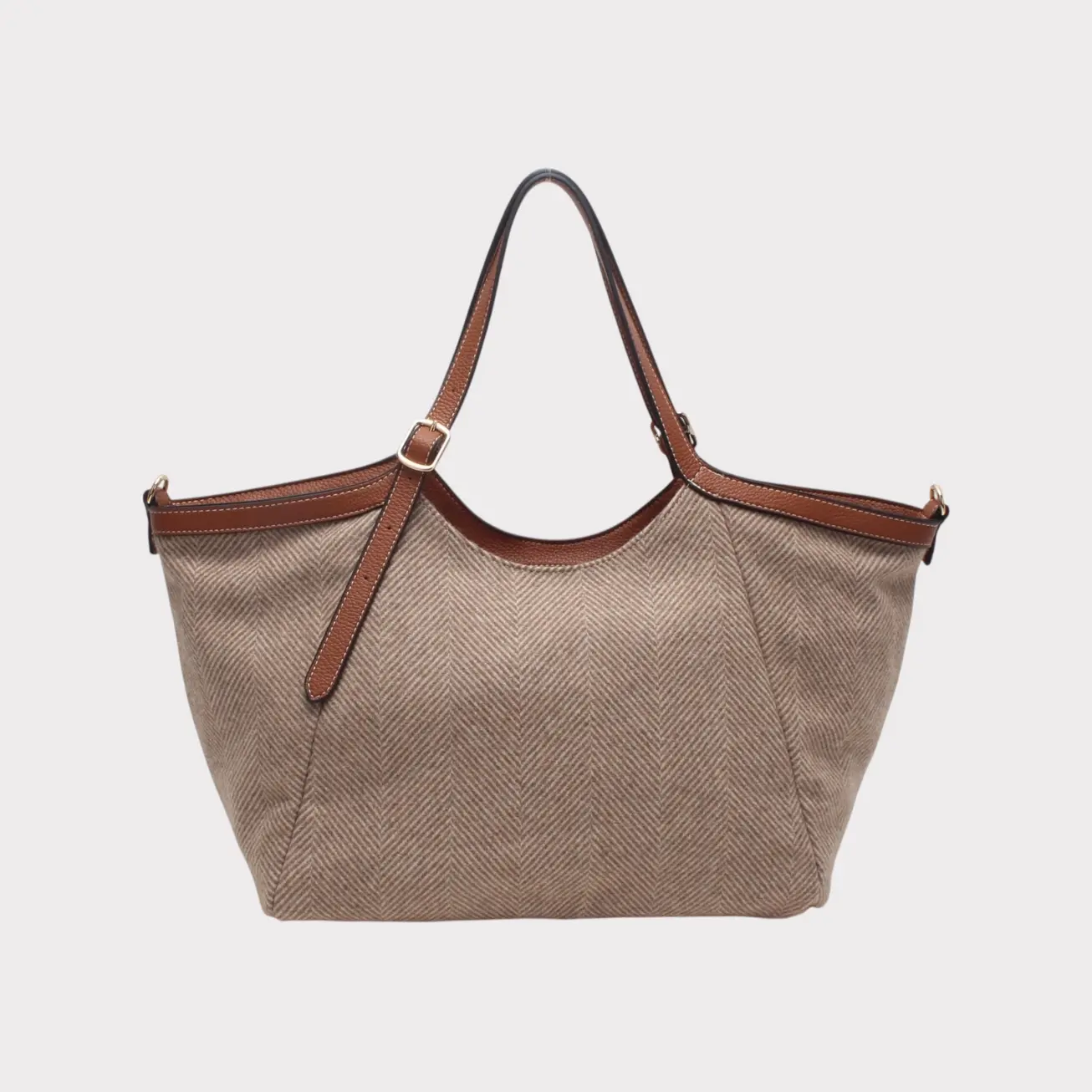 ‘Saint Tropez’ klassieke schoudertas - bruin