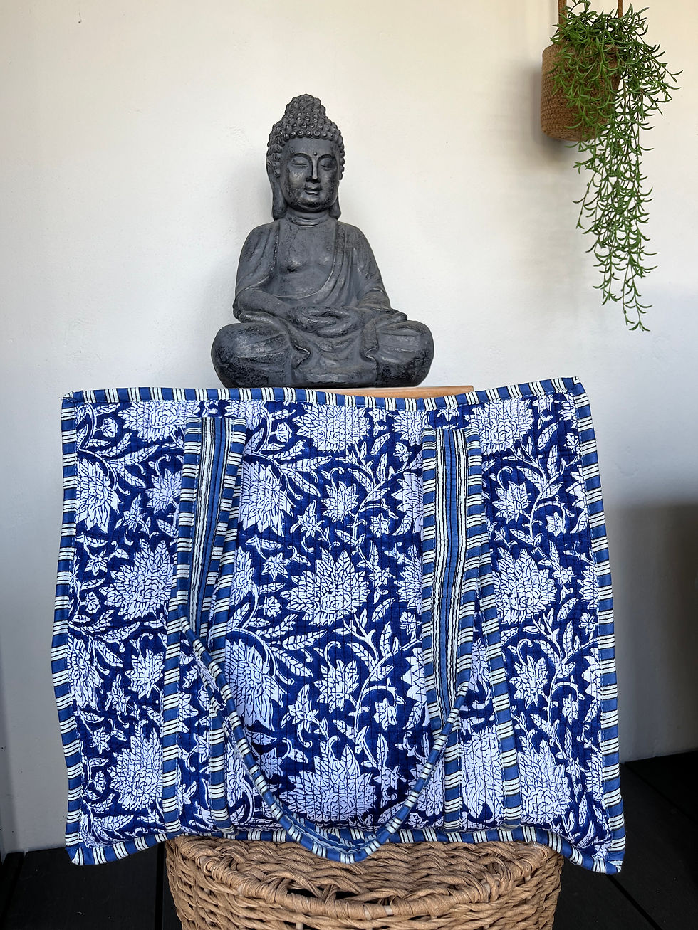 Thumbnail: Tote bag ‘ibiza’- blauw