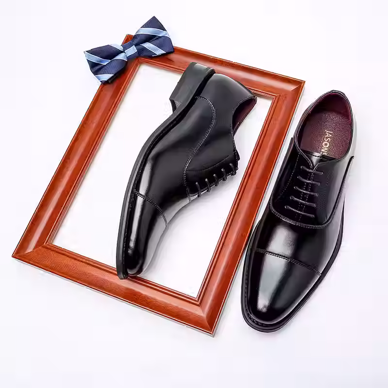 2025 Business Komfortable Echtleder-Anzugschuhe Oxford-Schuhe für Herren Büro- u