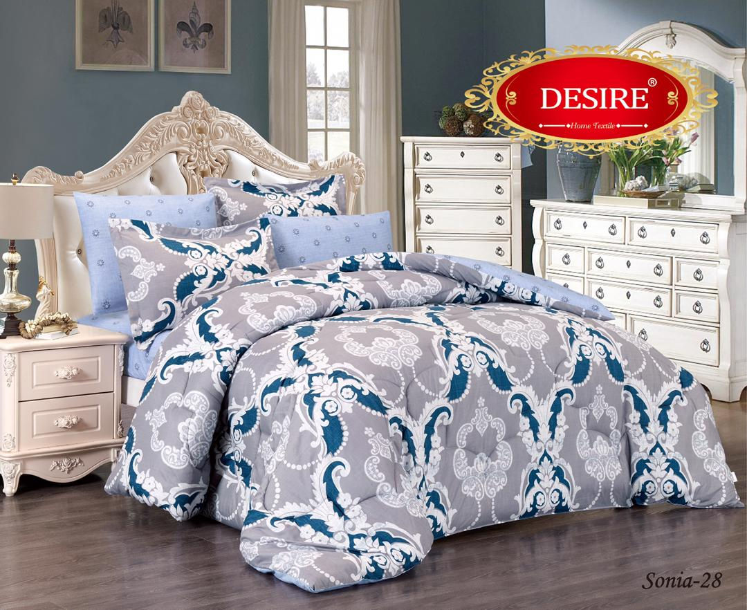 Sonia-28 ديزاير لحاف كنج 6 قطع ميكرو سونيا