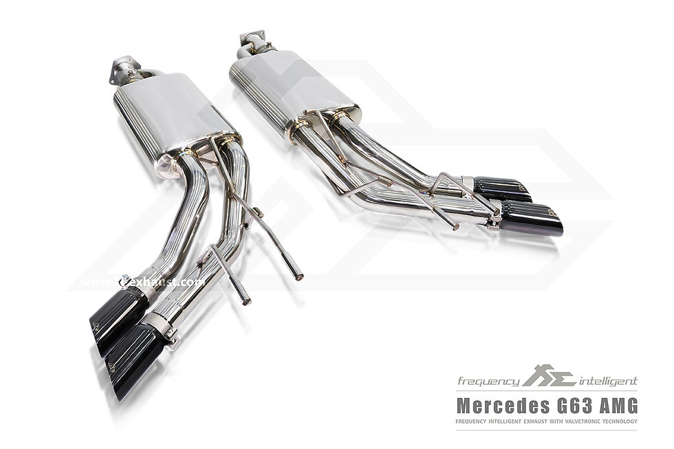 Thumbnail: FI Exhaust Mercedes-Benz W463 G500/G550 4x4 4.0TT M176 Quad Tips 2015-2017