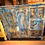 Thumbnail: Vintage blue wooden sideboard with distressed finish and numbered drawers for rustic home storage