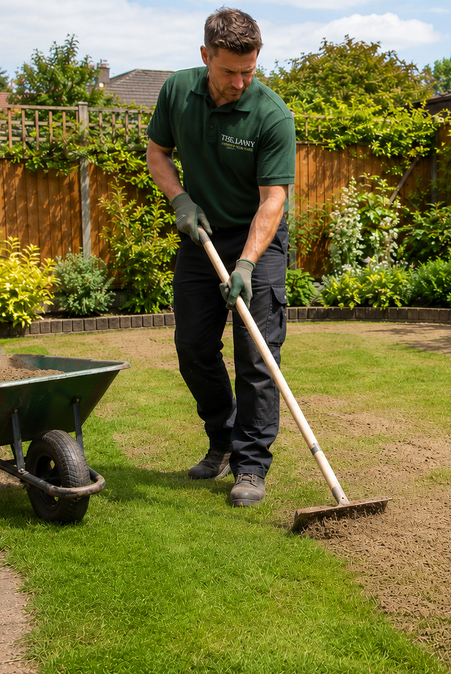 Topdressing Lawn