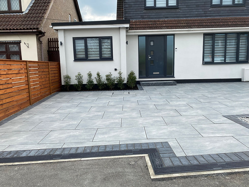 Porcelain Driveway
