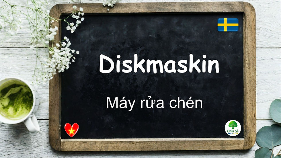 Mỗi ngày một từ: Diskmaskin
