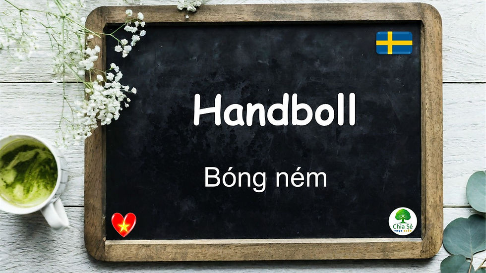 Mỗi ngày một từ: Handboll