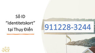 Số ID, "personal number" và các vấn đề liên quan 