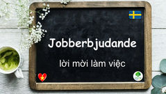 Mỗi ngày một từ: Jobberbjudande