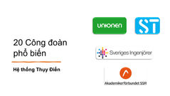 20 Công đoàn phổ biến ở Thụy Điển