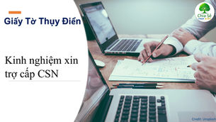 Kinh nghiệm xin trợ cấp CSN