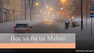 Học thi lái xe ở Malmö 