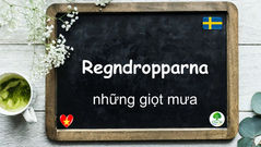 Mỗi ngày một từ: Regndropparna