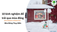 10 kinh nghiệm để trải qua mùa đông ở Thụy Điển