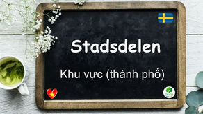 Mỗi ngày một từ: Stadsdelen