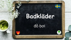 Mỗi ngày một từ: Badkläder