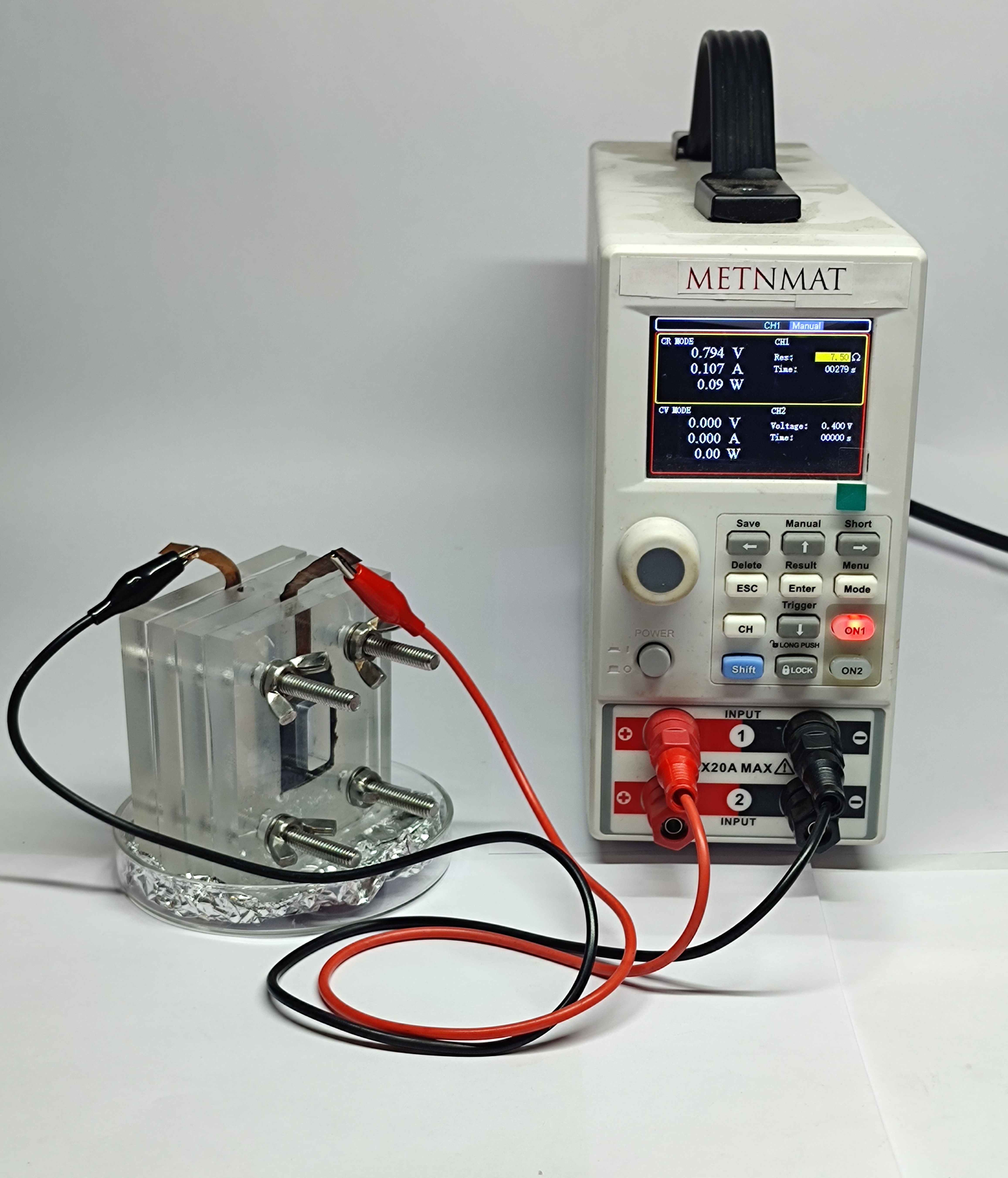 400 W METNMAT Fuel Cell/Metal-Air Battery Testing Device