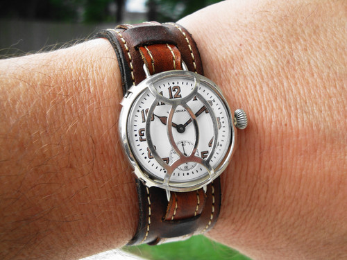 1914 WWI Waltham Trench Watch, Philadelphia Silverode Case