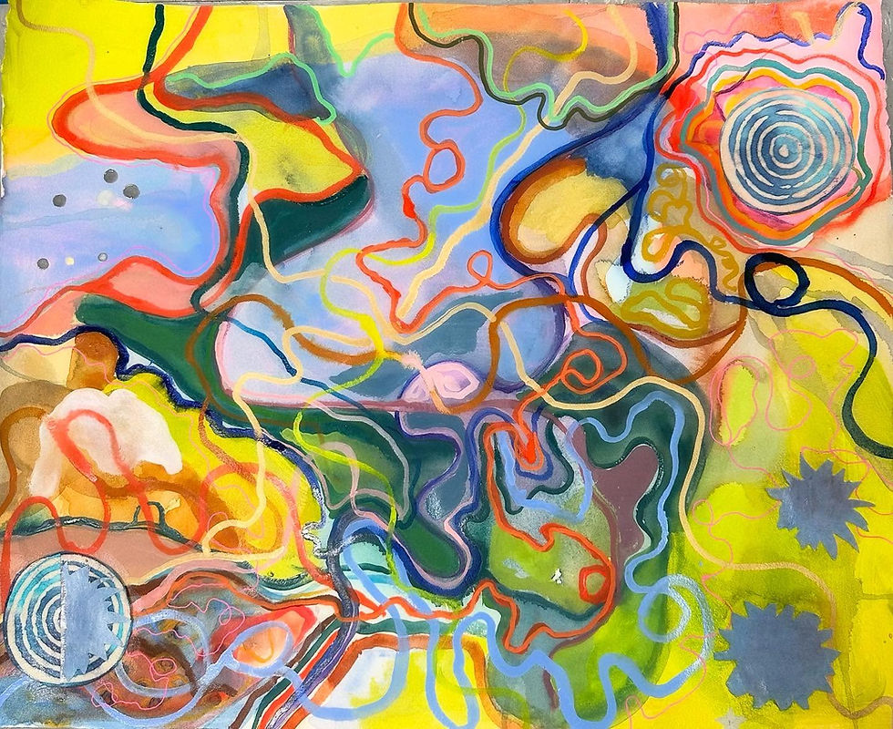 Adult 14+ Class: Watercolor Abstraction