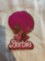 Pink Afro Patch