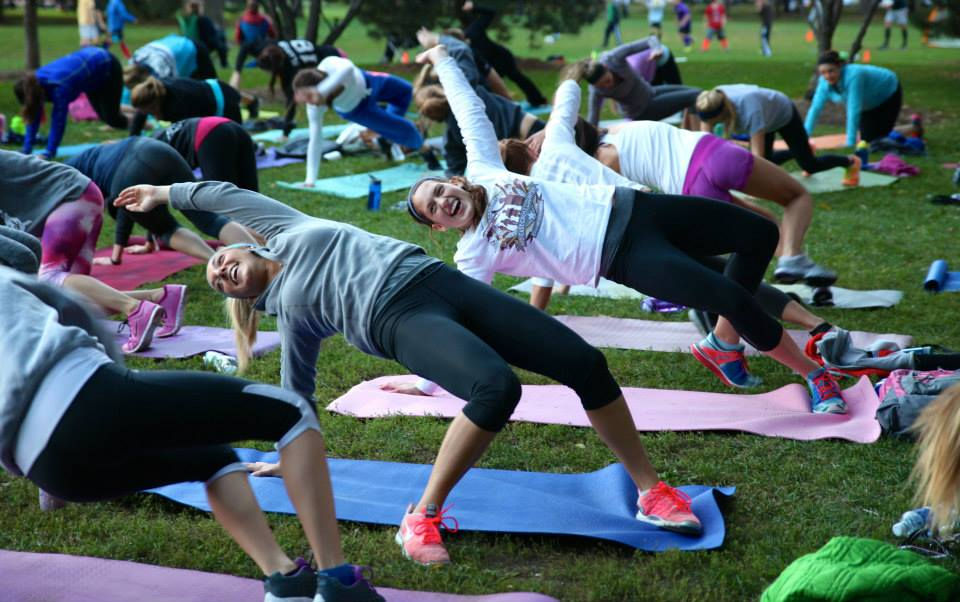 Intense working out activity