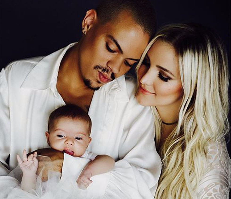 Ashlee Simpson with Evan Ross and baby Jagger Snow Looking Healthy