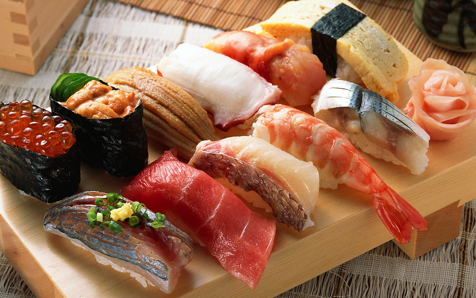 Sushi are great for your eyes