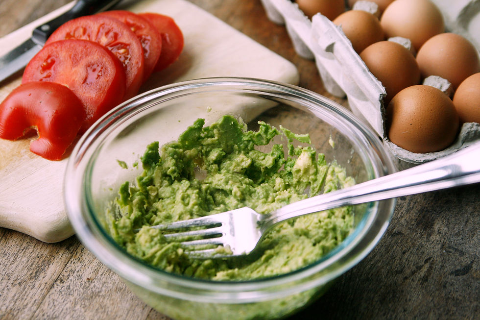 Smashed Avocado for kids