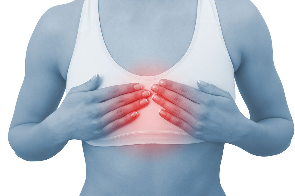 Pain in the chest area