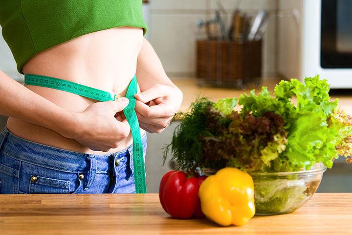 Maintaining healthy weight loss by eating lots of vegetables