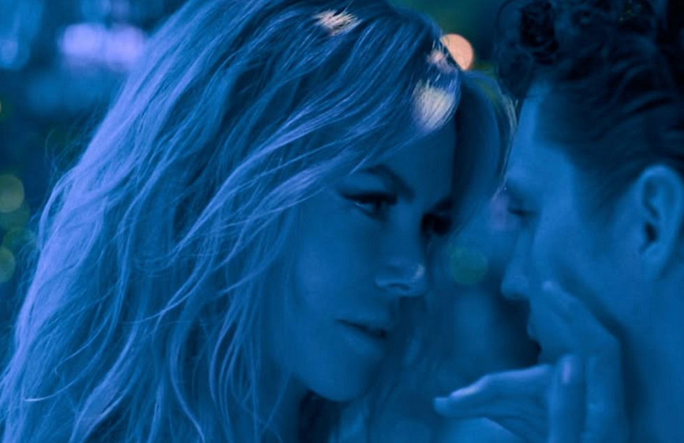 Photo of Nicole Kidman with Troye Sivan in a still from her Instagram.